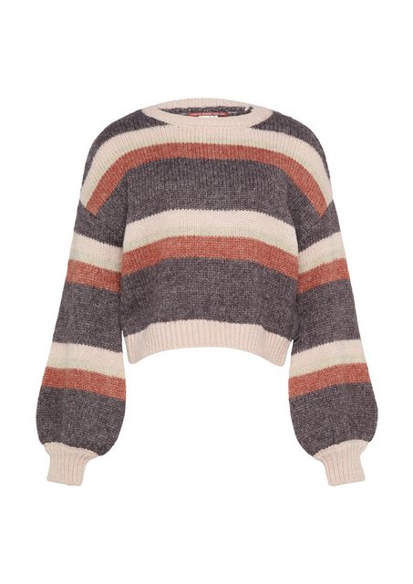 QS Strickpullover mit Intarsien Muster günstig online kaufen