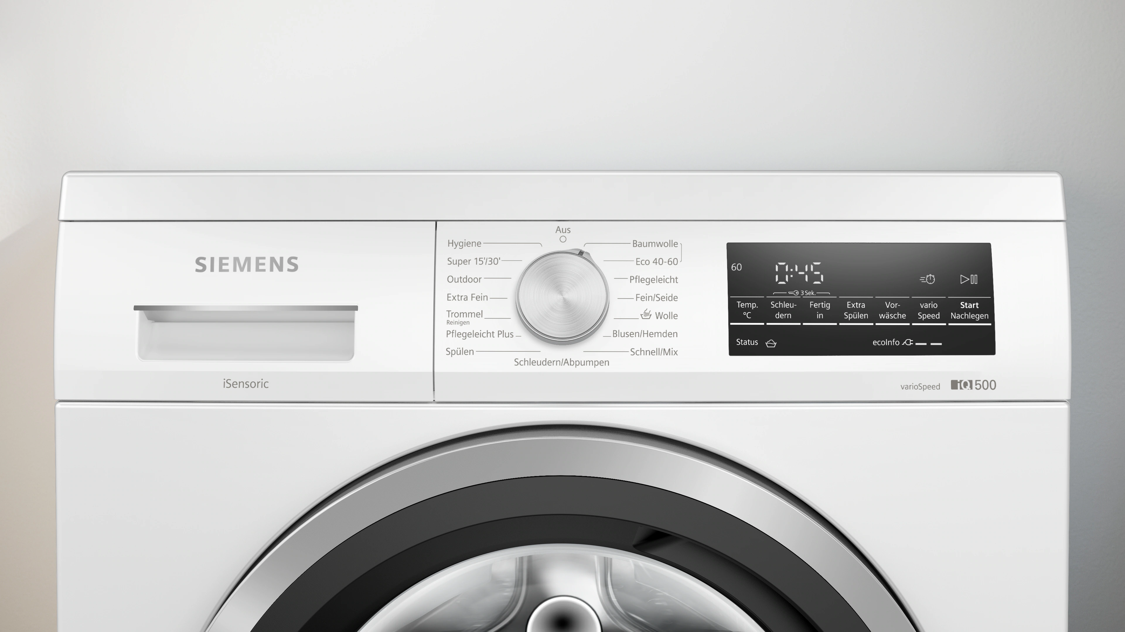 SIEMENS Einbauwaschmaschine »WU14UT28«, iQ500, WU14UT28, 8 kg, 1400 U/min günstig online kaufen