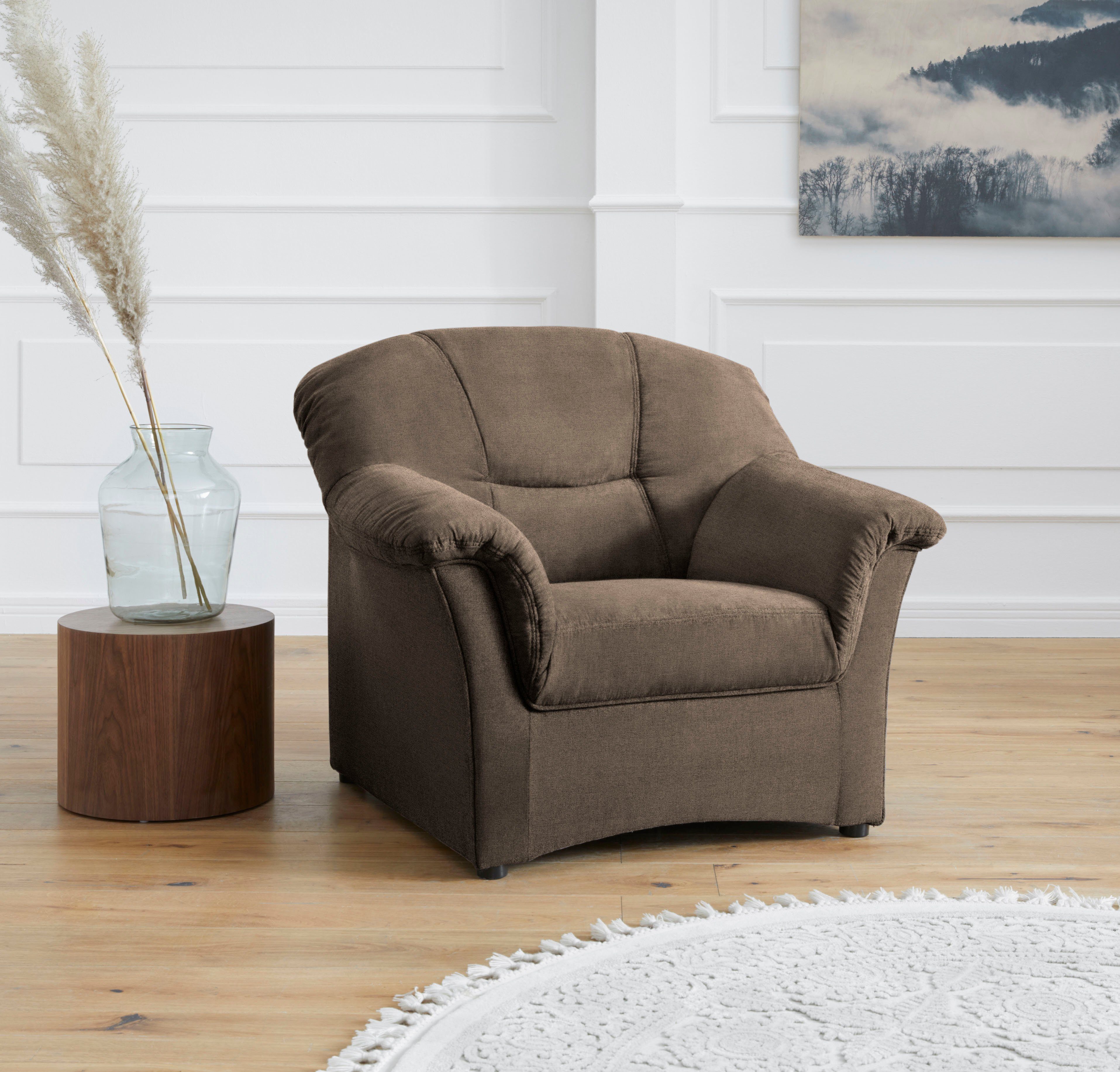 DOMO collection Sessel "Sarafina", wahlweise mit Federkern günstig online kaufen
