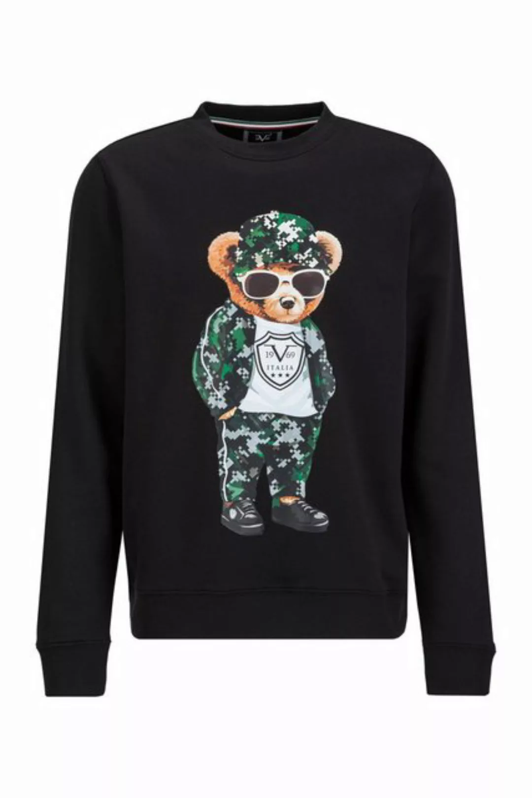 19V69 ITALIA Sweatshirt NICO BIG T Modischer Herren-Pullover mit Camouflage günstig online kaufen