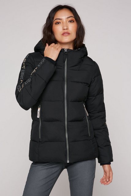 SOCCX Winterjacke mit Rippbündchen im Ärmel günstig online kaufen