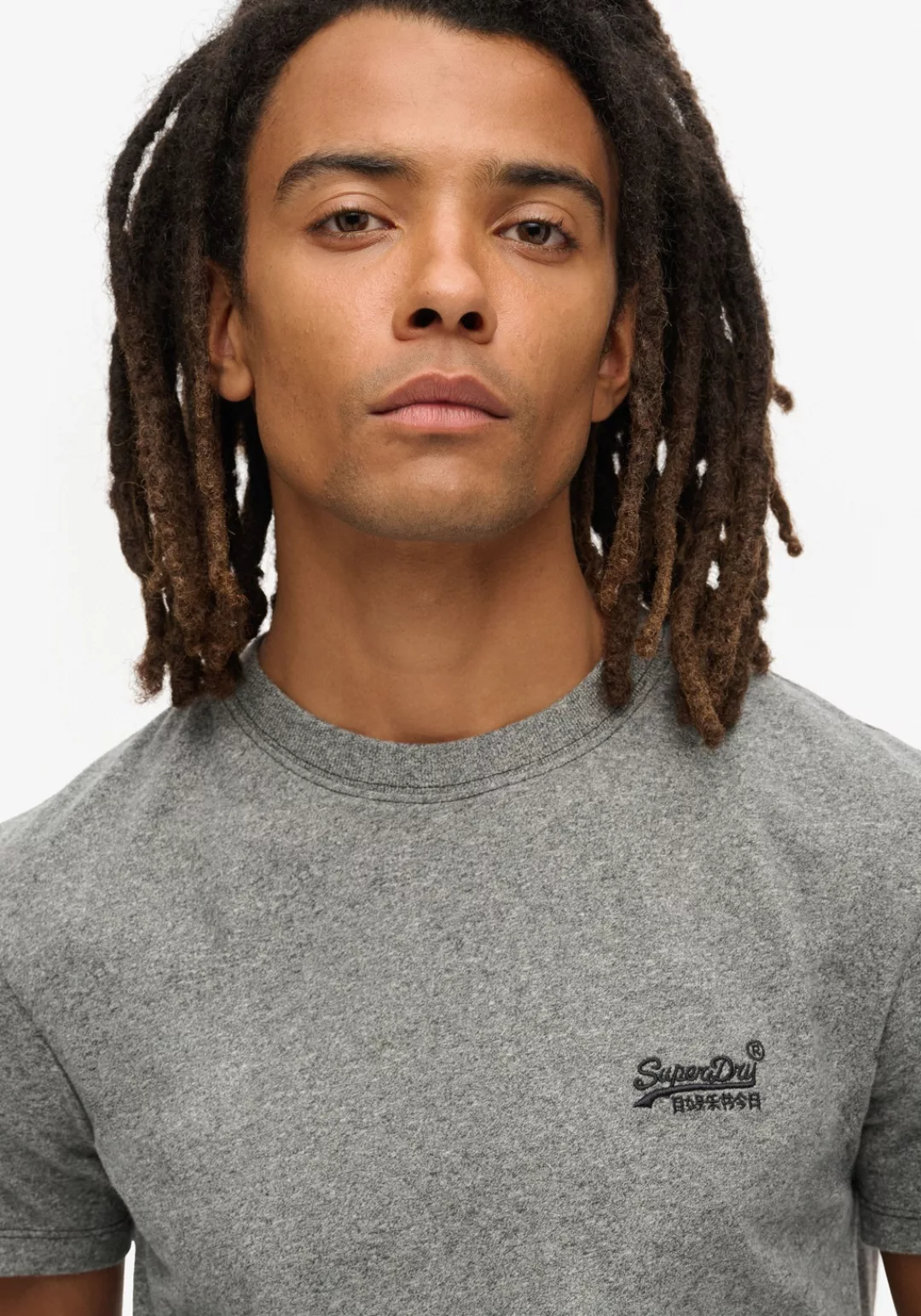 Superdry Rundhalsshirt Organic Cotton Essential Logo T-Shirt günstig online kaufen