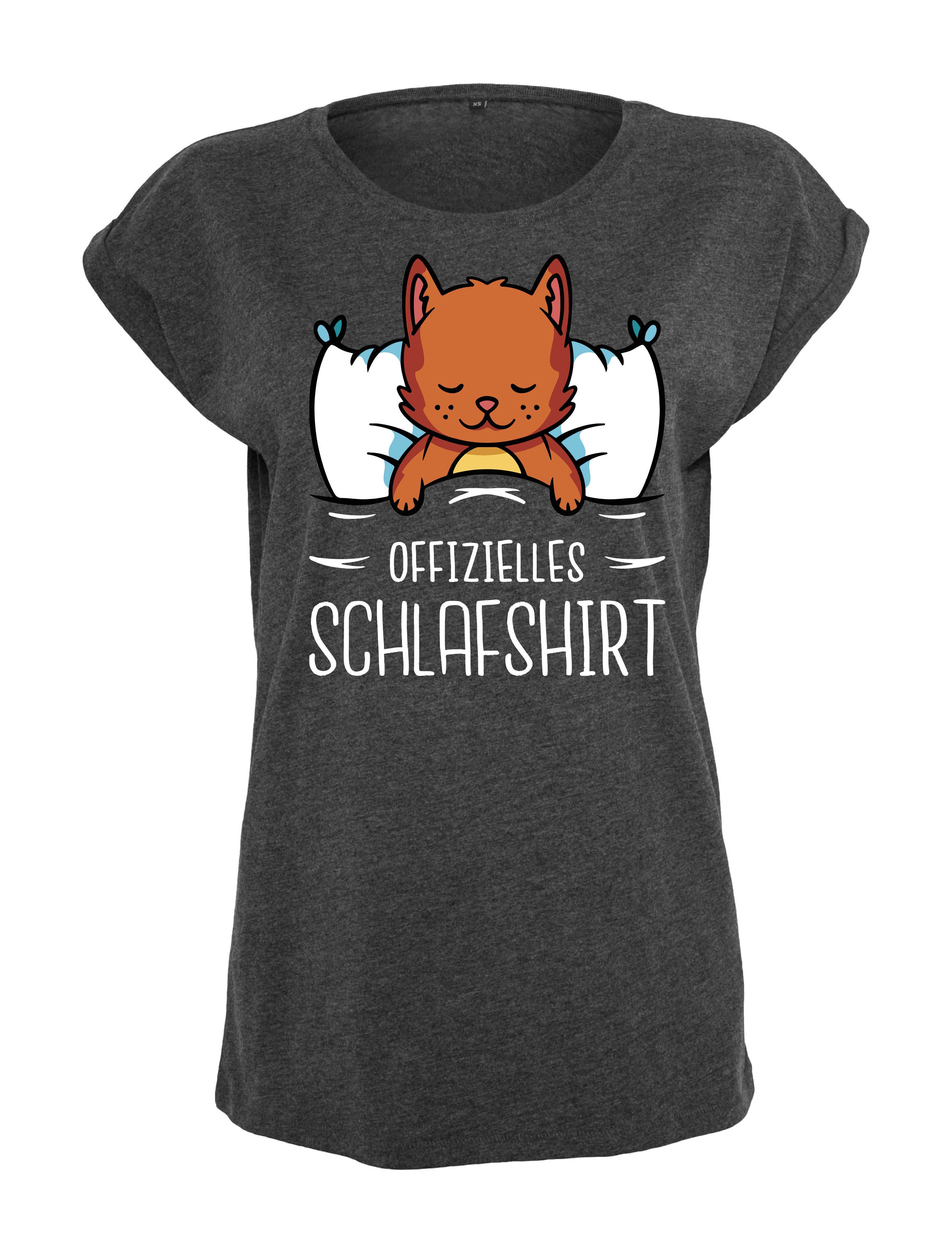 Youth Designz Print-Shirt "Katze Schlafshirt" Damen günstig online kaufen