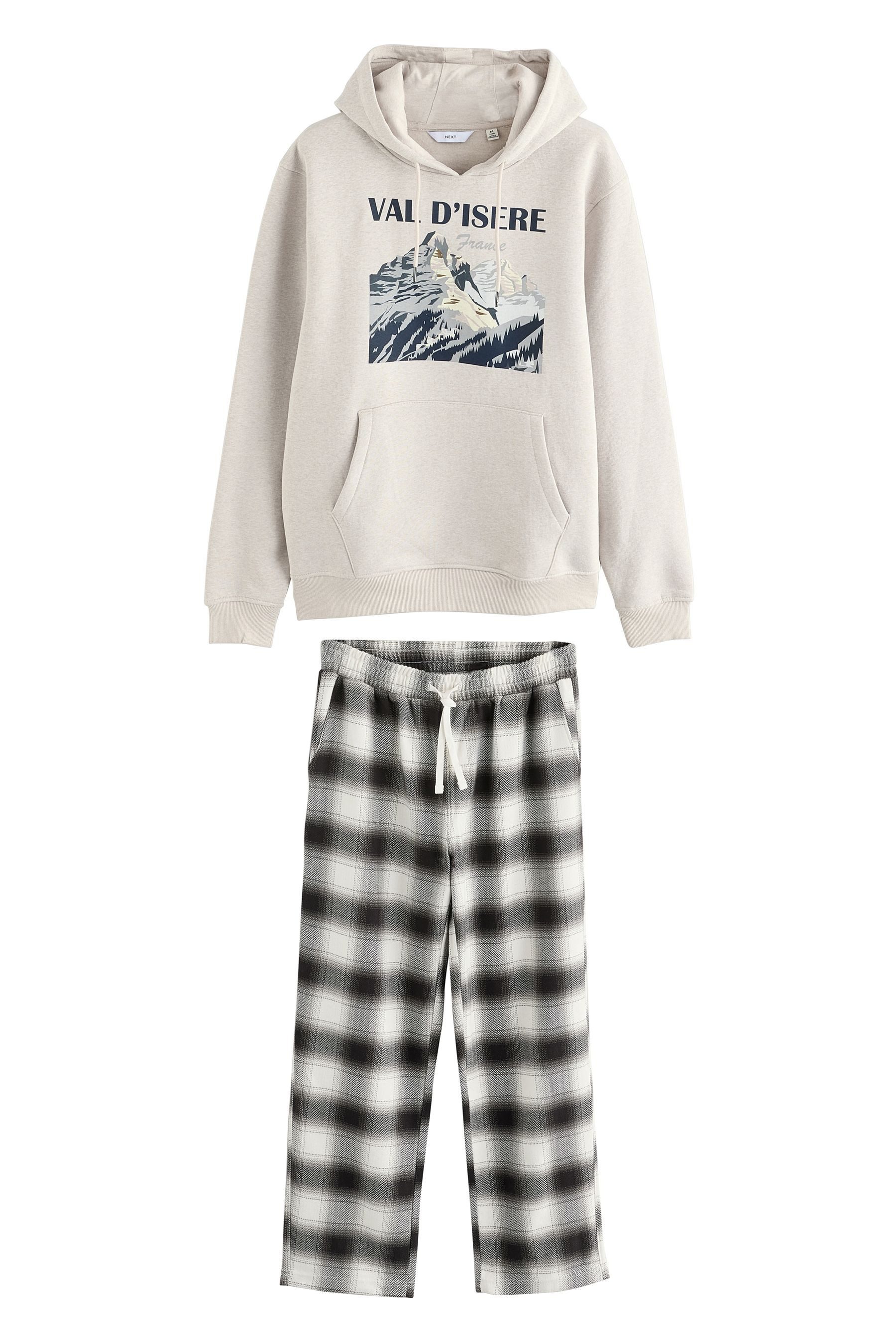 Next Pyjama Pyjama-Set mit Kapuzensweatshirt und günstig online kaufen