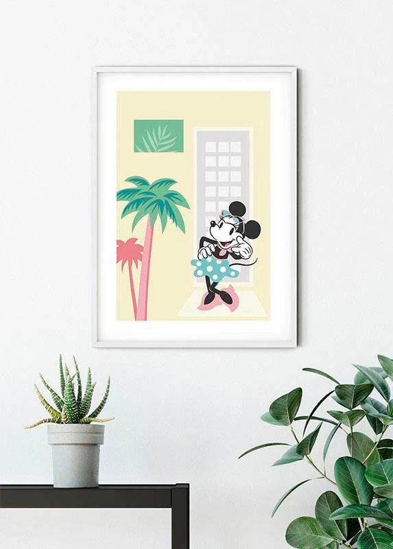 Komar Bild "Minnie Mouse Palms", Disney, (1 St.), Wandbild zur Dekoration i günstig online kaufen