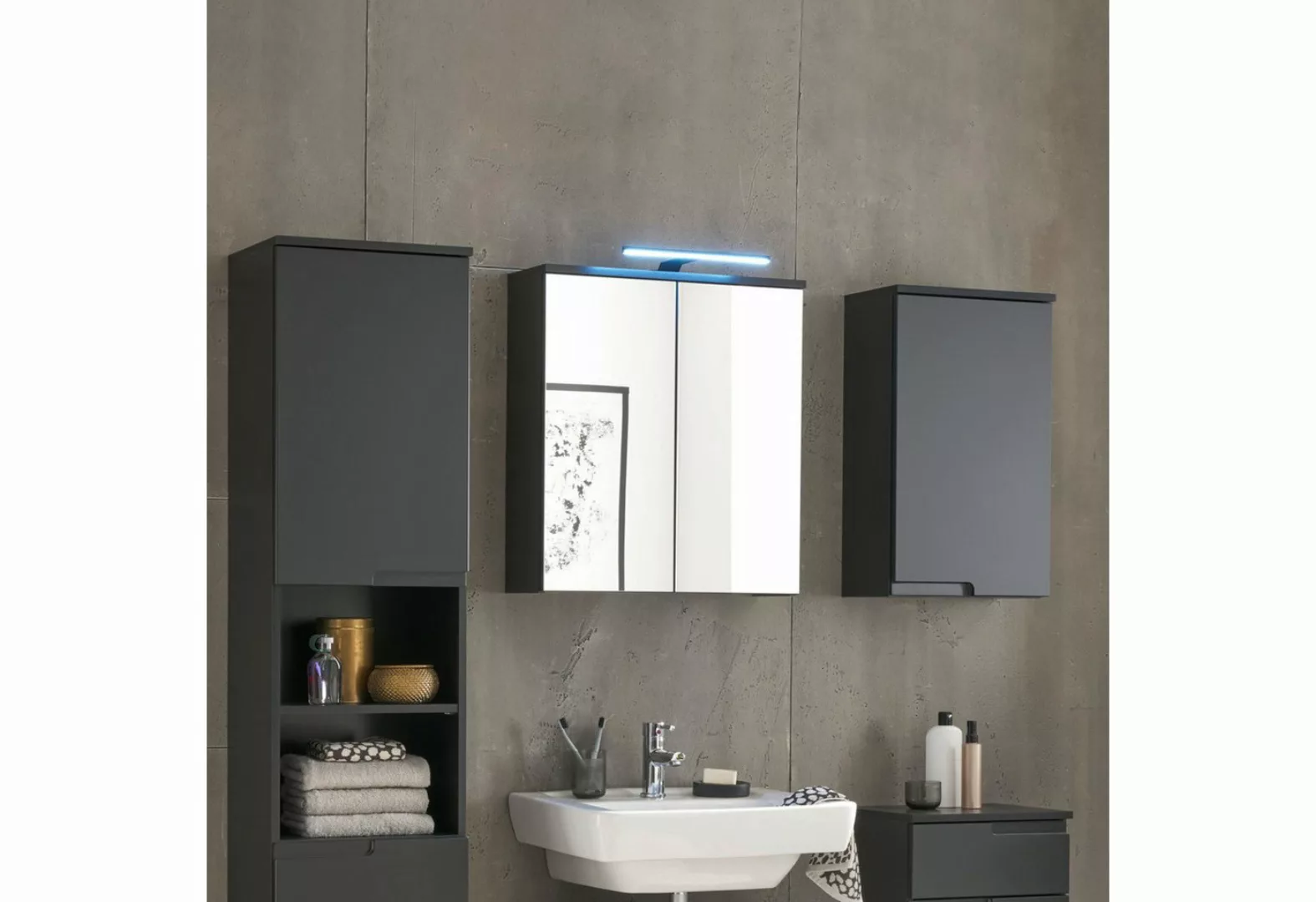 freiraum Badezimmerspiegelschrank Spice 60 x 67 x 20 cm (B/H/T) günstig online kaufen