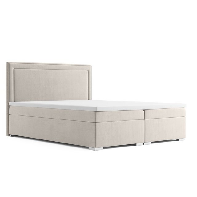 JVmoebel Bett Boxspring Lila Bett Hotel Doppel Betten Samt Luxus Neu Polste günstig online kaufen