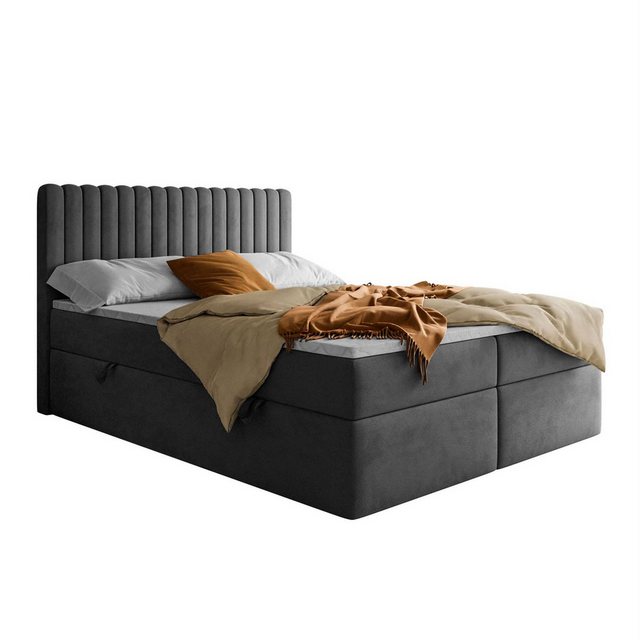 Lookway Boxspringbett JANELLE mit Bonell-Matratze und Topper– komfortabel u günstig online kaufen