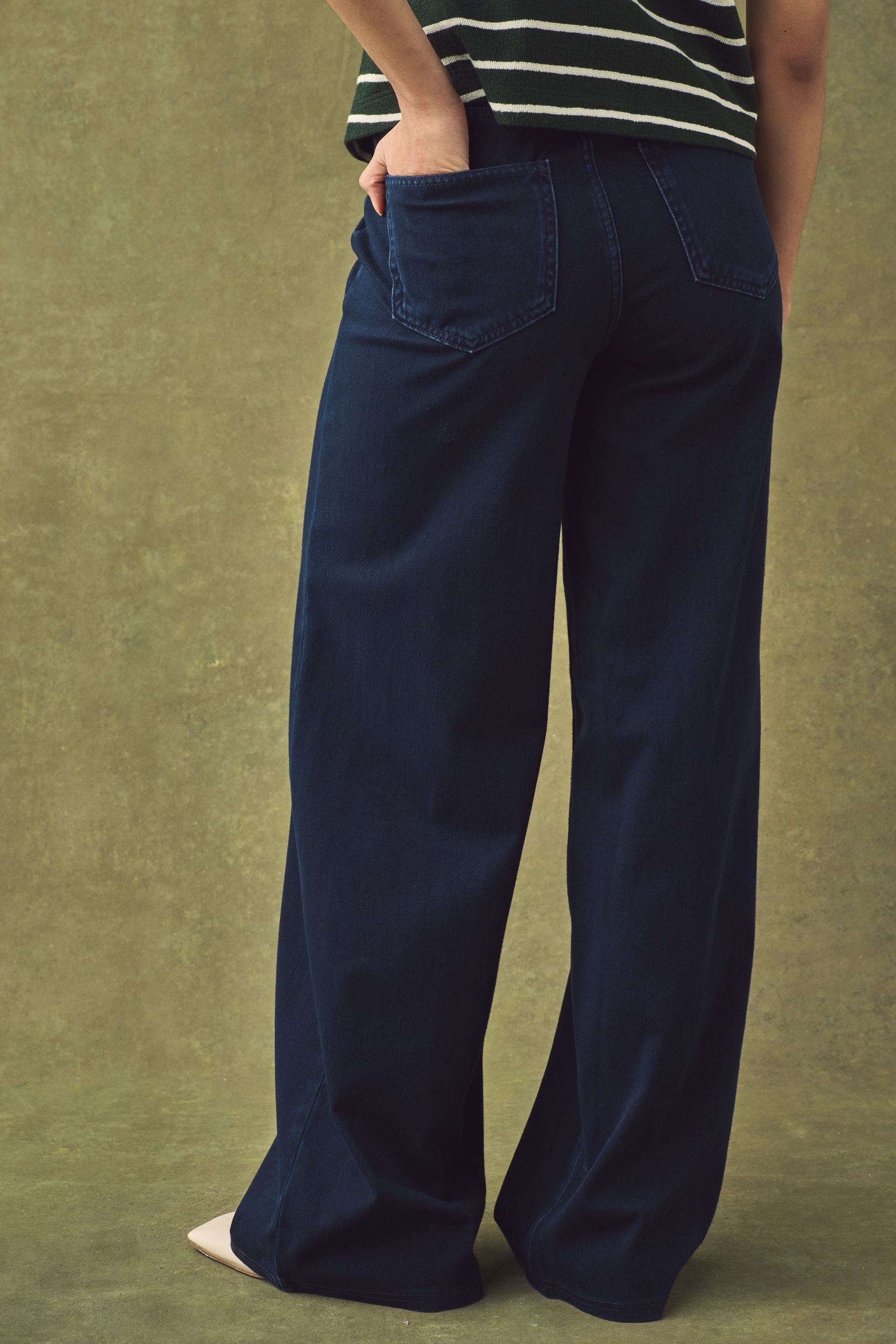 Next Jeansleggings Denim-Leggings mit weitem Bein, günstig online kaufen