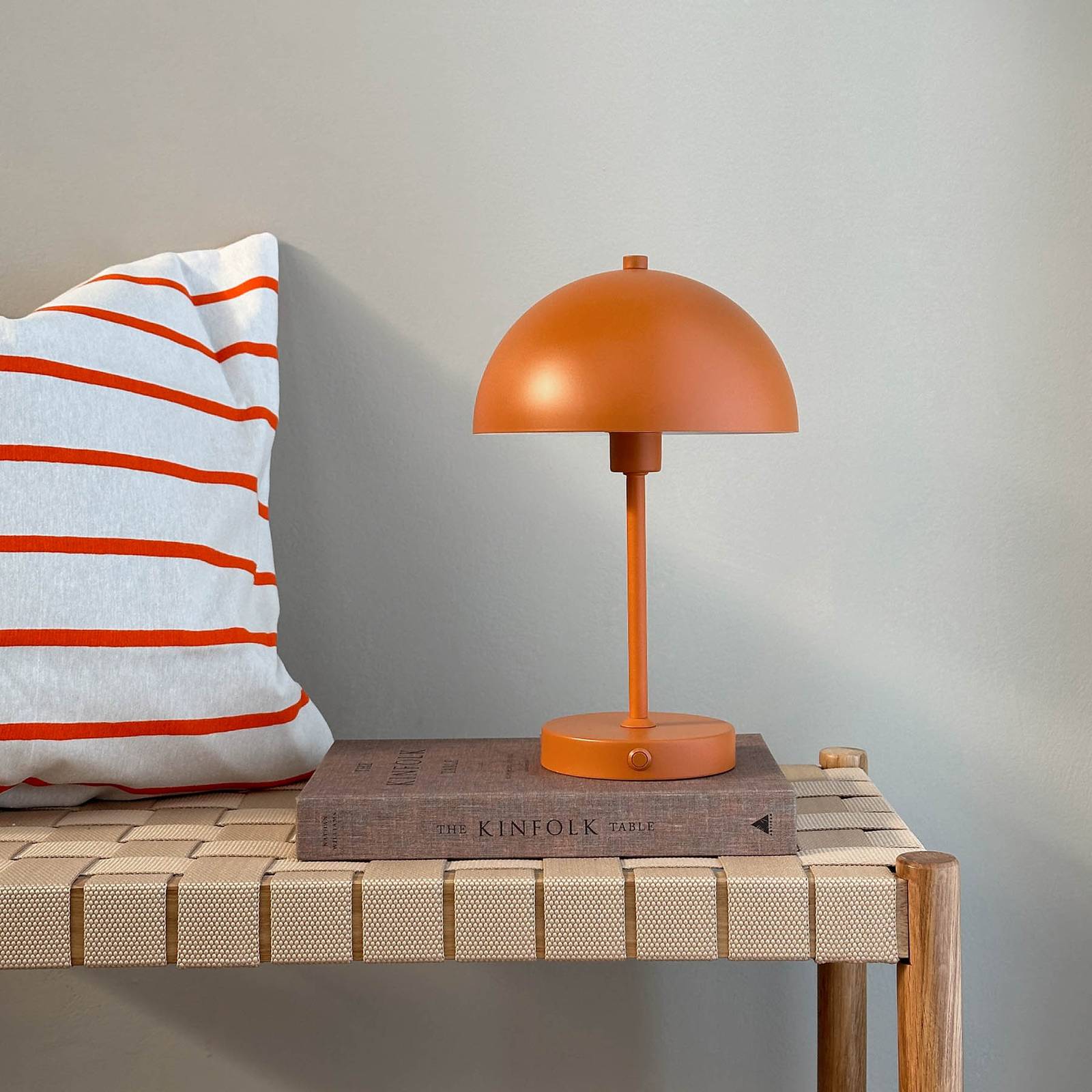 Dyberg Larsen Stockholm Akku-Tischlampe, terracotta günstig online kaufen