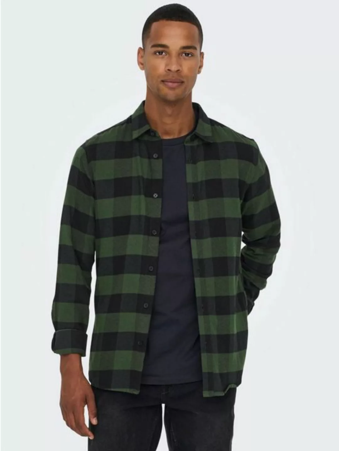 Only & Sons Herren Freizeithemd ONSGUDMUND LS CHECKED SHIRT günstig online kaufen