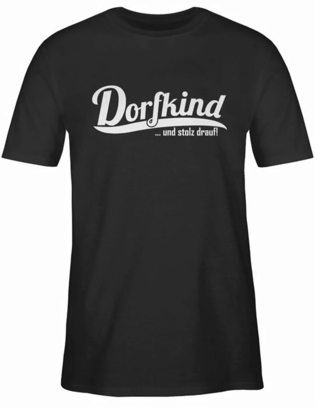 Shirtracer T-Shirt Dorfkind und stolz drauf Sprüche Statement mit Spruch günstig online kaufen