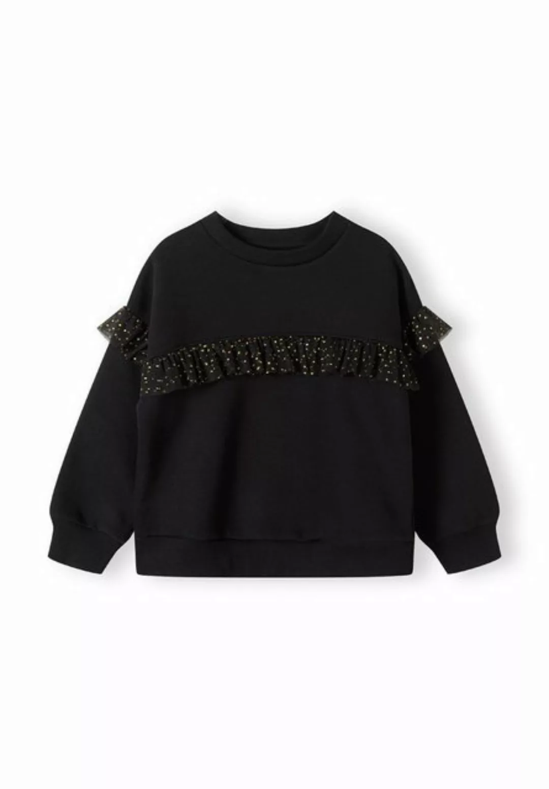 MINOTI Sweatshirt Sweatshirt mit Tüllrüschen (2y-14y) günstig online kaufen