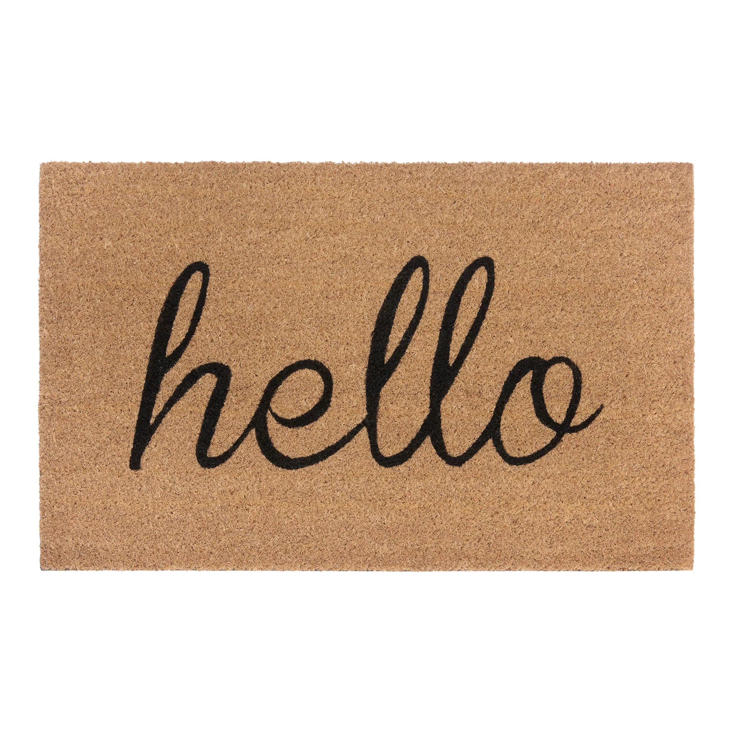 HANSE Home Fußmatte »Kokos Handwritten Hello«, rechteckig, Kokos, Schmutzfa günstig online kaufen