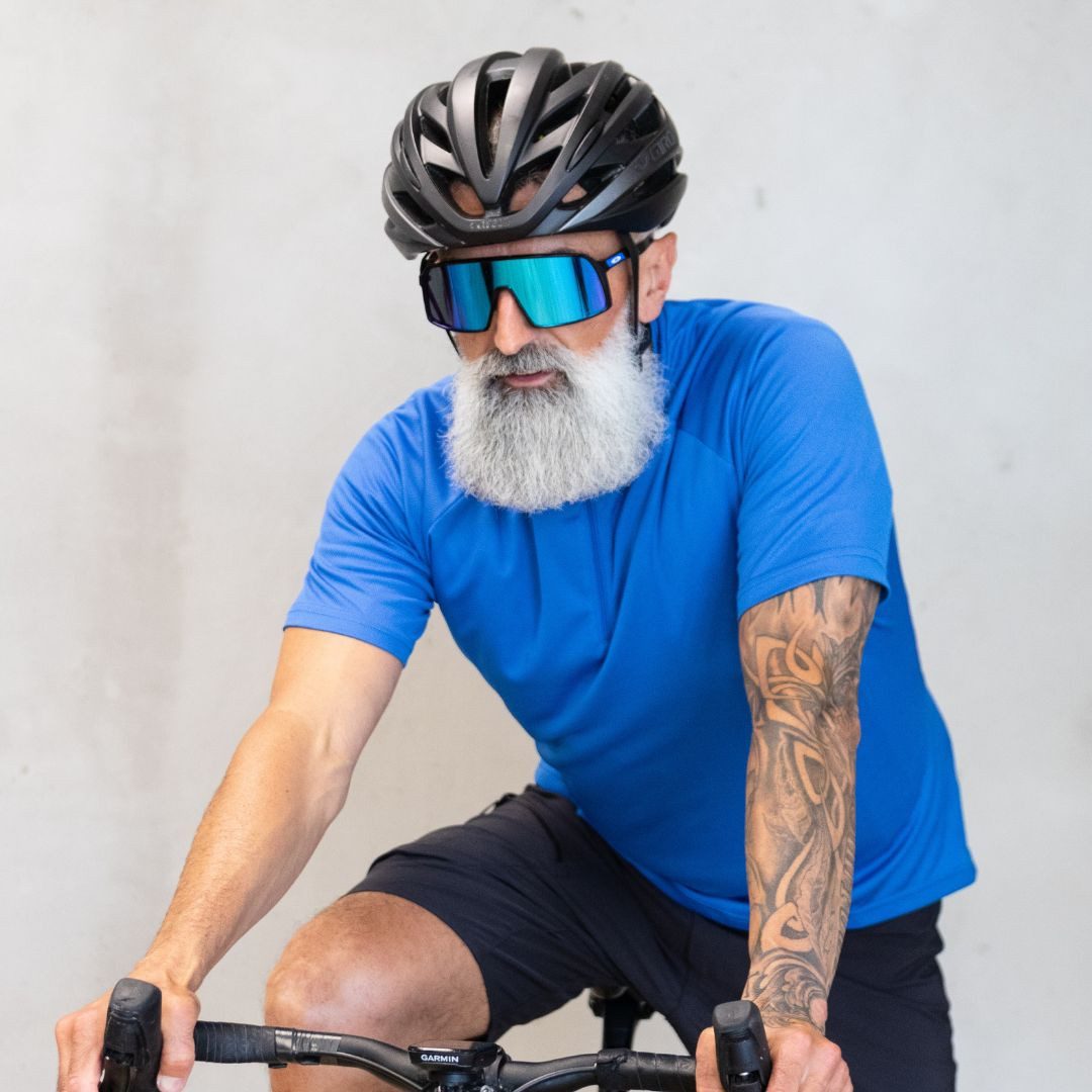 Alpensattel Radtrikot Halfzip Sportlicher Schnitt – günstig online kaufen