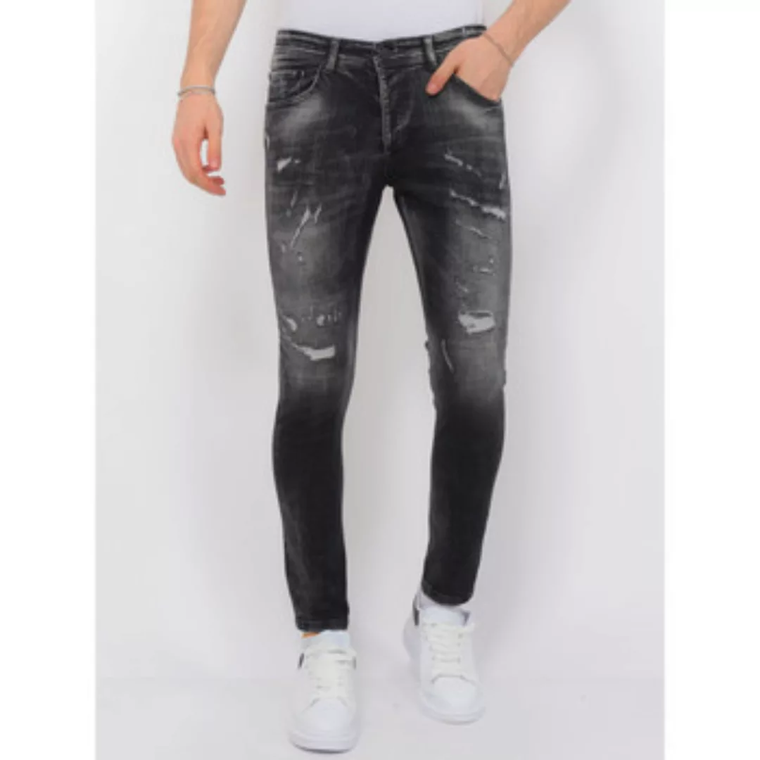 Local Fanatic  Slim Fit Jeans Destroyed Hosen Slim günstig online kaufen