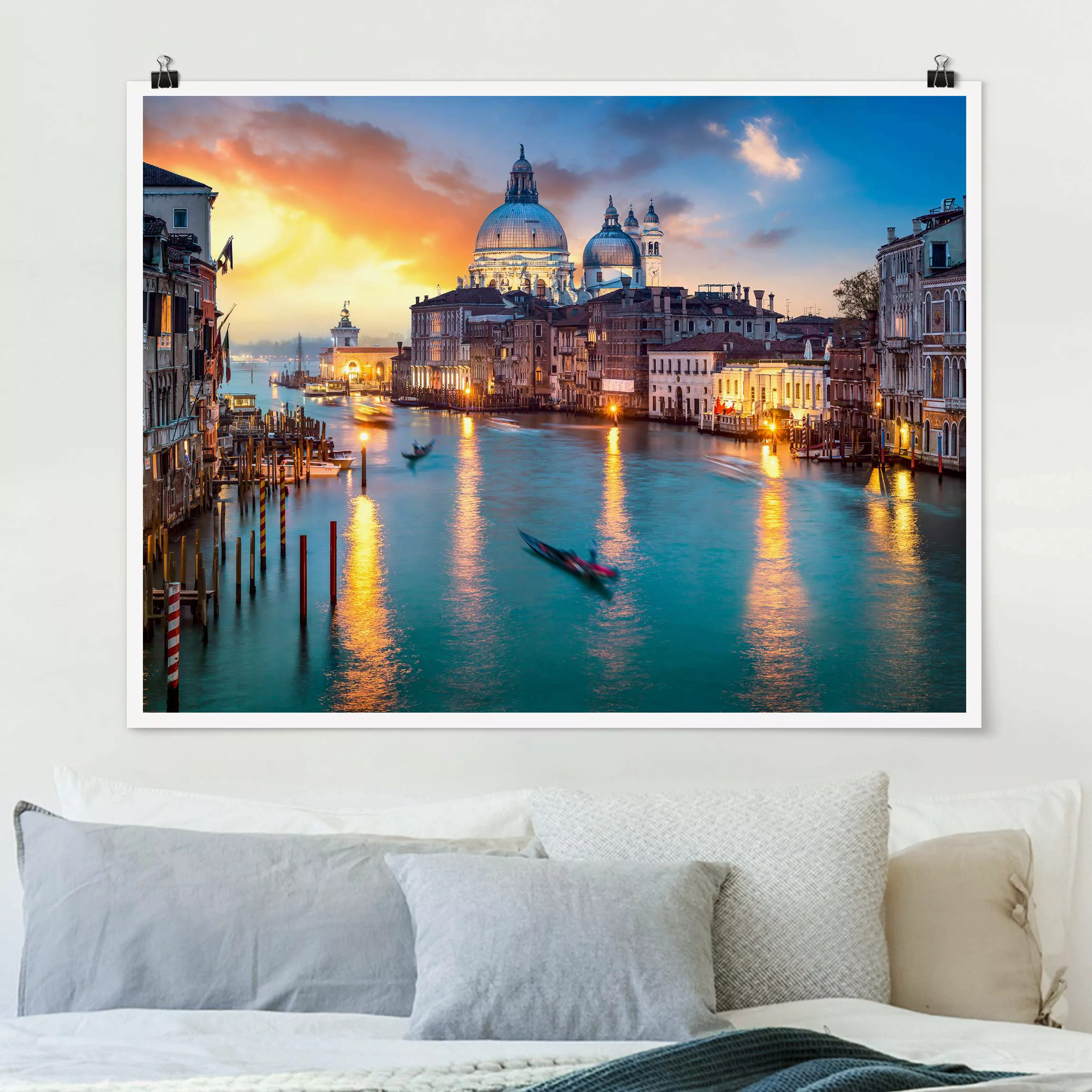 Poster Sunset in Venice günstig online kaufen