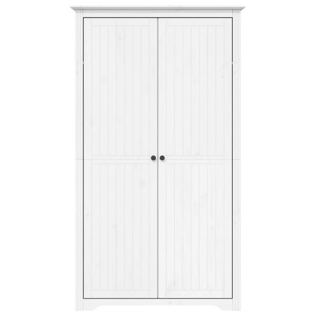 vidaXL Kleiderschrank Kleiderschrank BODO Weiß 101x52x176,5 cm Massivholz K günstig online kaufen