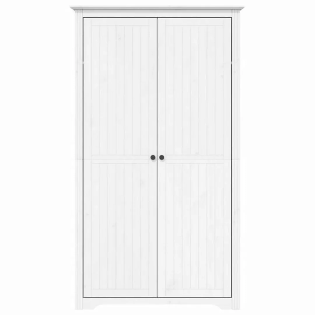 vidaXL Kleiderschrank Kleiderschrank BODO Weiß 101x52x176,5 cm Massivholz K günstig online kaufen