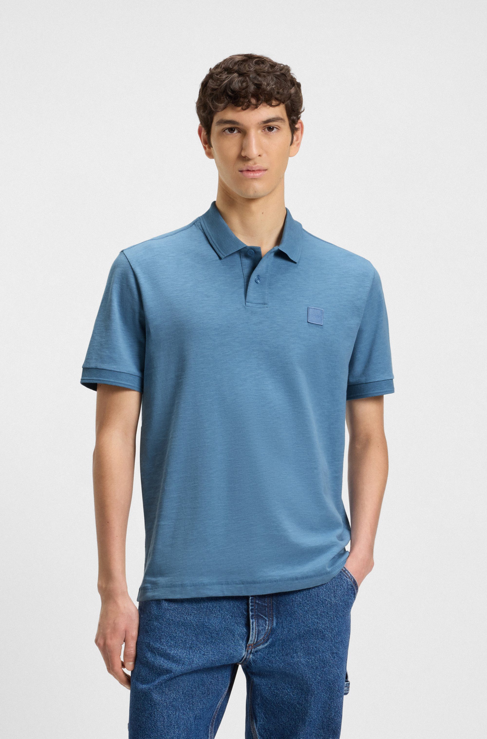 BOSS ORANGE Poloshirt Pe mit Polokragen günstig online kaufen