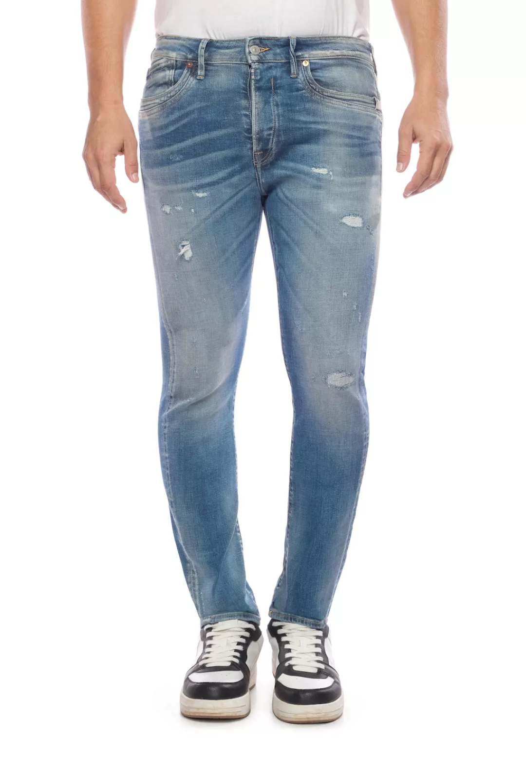 Le Temps Des Cerises Stoffhose "JEAN HOMME ALOST", mit kleinen Used-Element günstig online kaufen