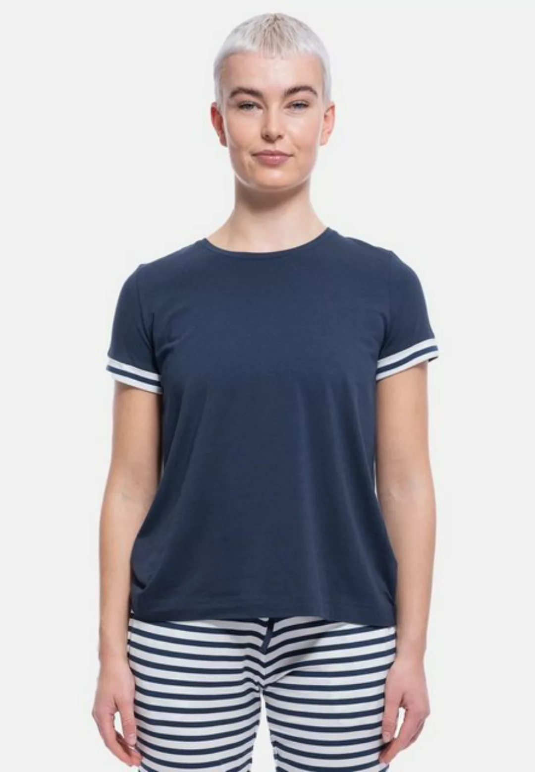 Mey Pyjamaoberteil Tessie (1-tlg) Schlafanzug Oberteil - T-Shirt mit Rundha günstig online kaufen