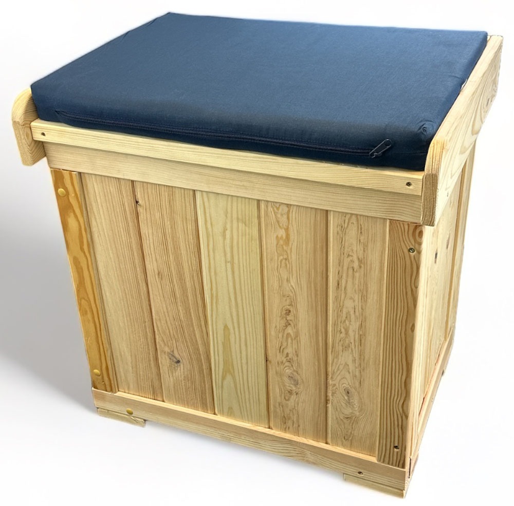 promadino Kissenbox "Patrick", mit blauer Sitzauflage günstig online kaufen