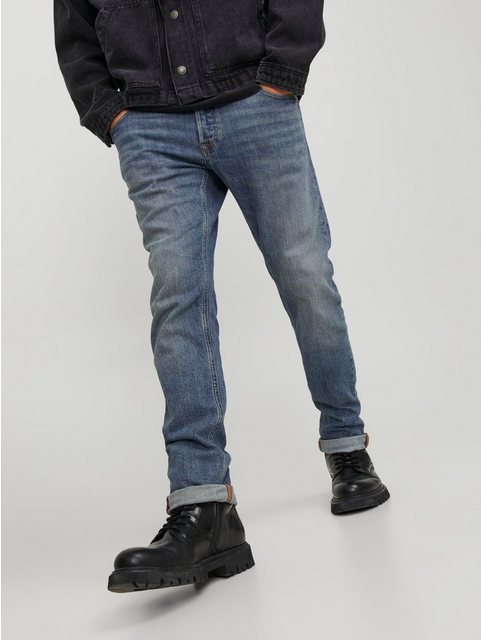 Jack & Jones Regular-fit-Jeans Slim Fit Jeans Hose Low Rise Stretch Denim P günstig online kaufen