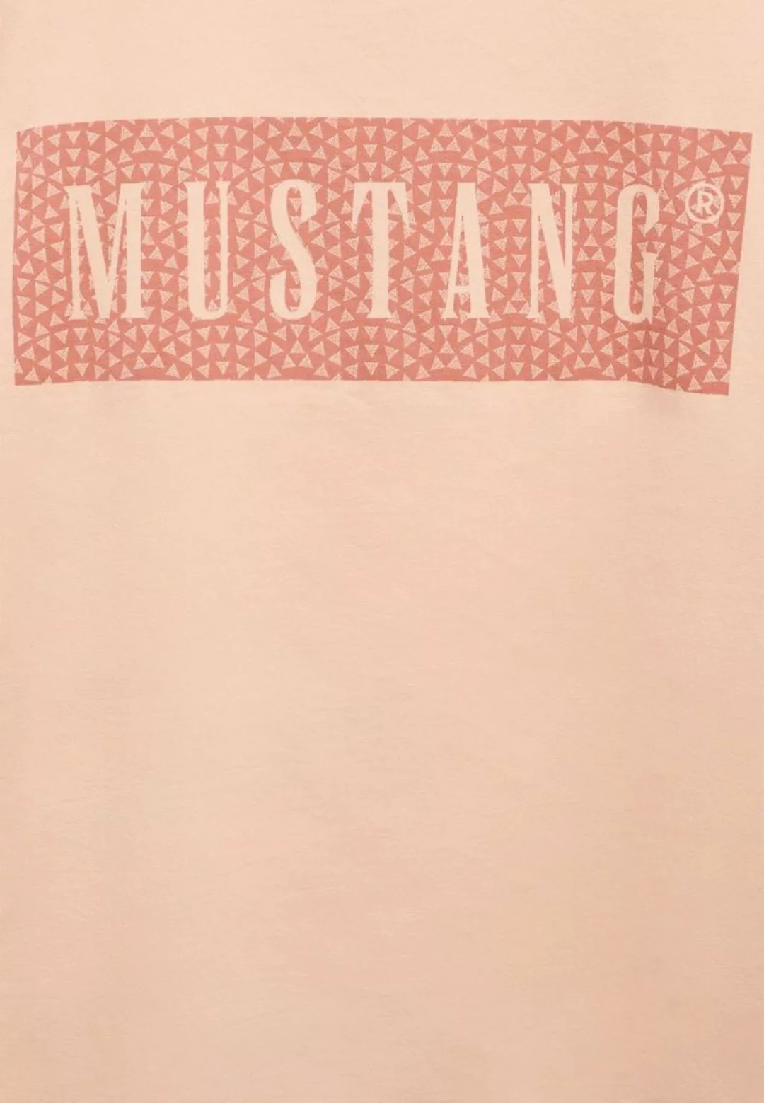 MUSTANG Kurzarmshirt Print-Shirt günstig online kaufen