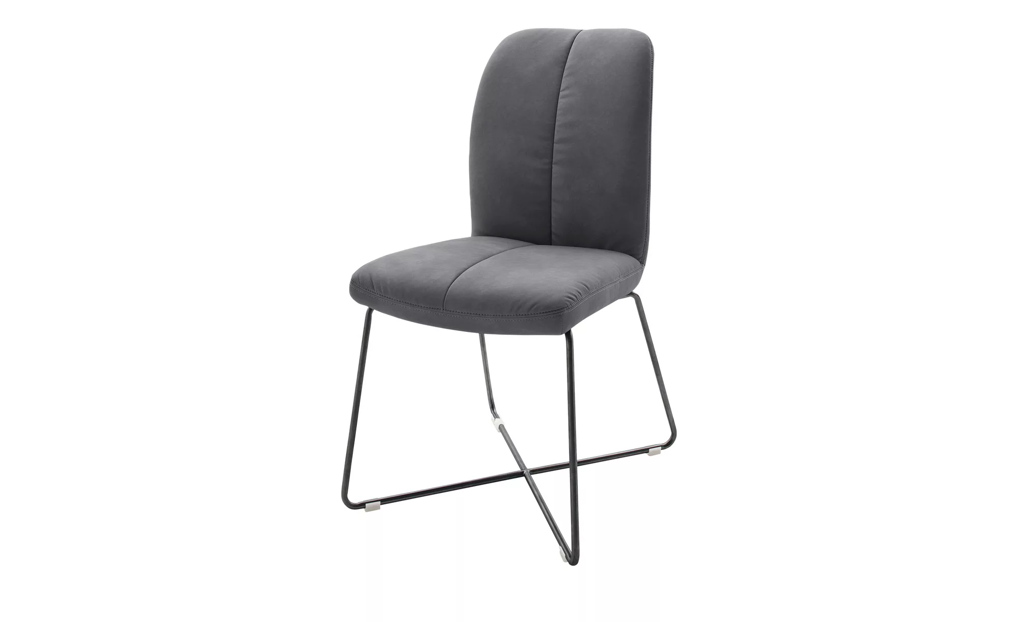Stuhl - grau - 52 cm - 102 cm - 60 cm - Stühle > Esszimmerstühle - Möbel Kr günstig online kaufen