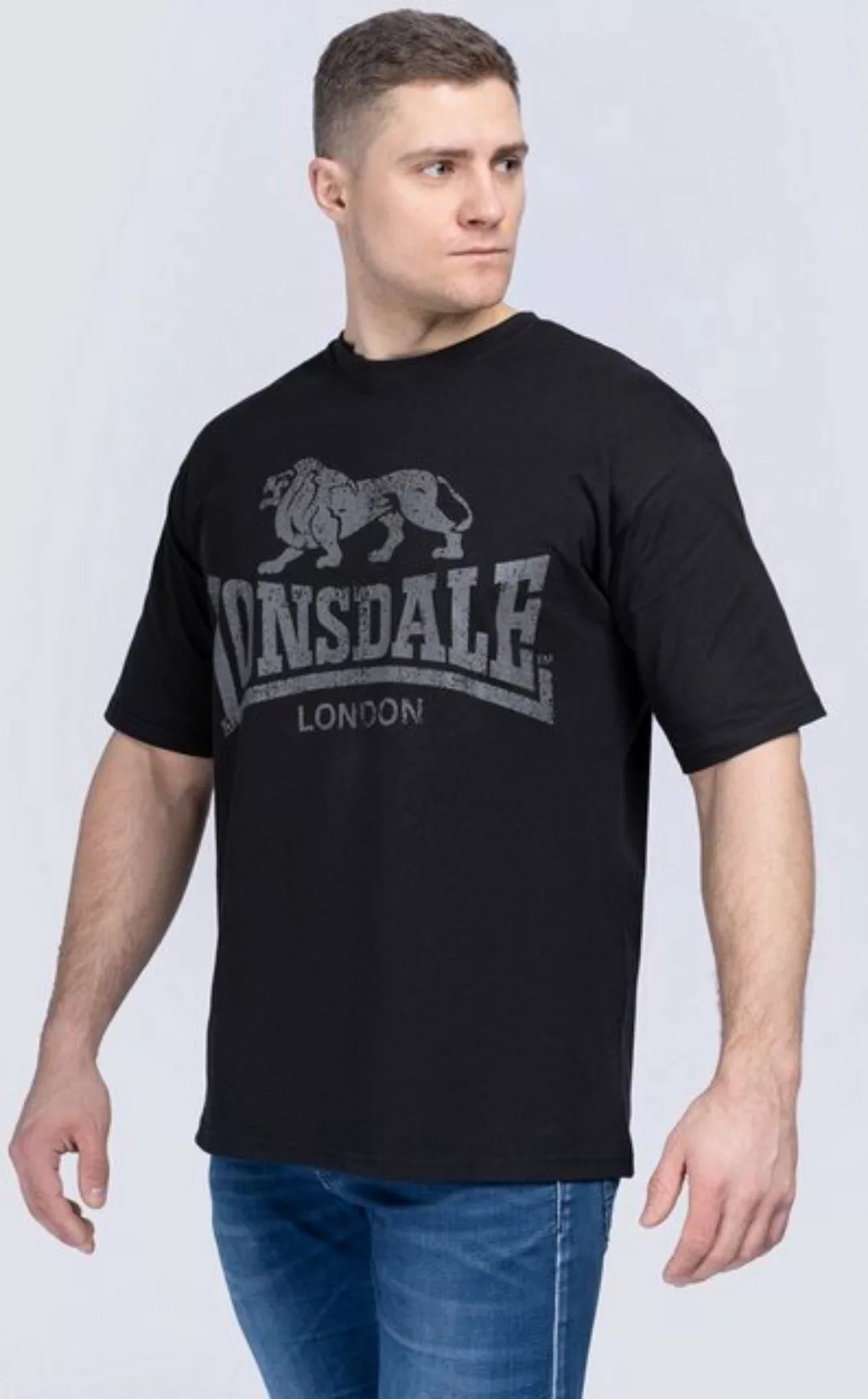 Lonsdale T-Shirt Lonsdale Herren T-Shirt Oversize Thrumster günstig online kaufen