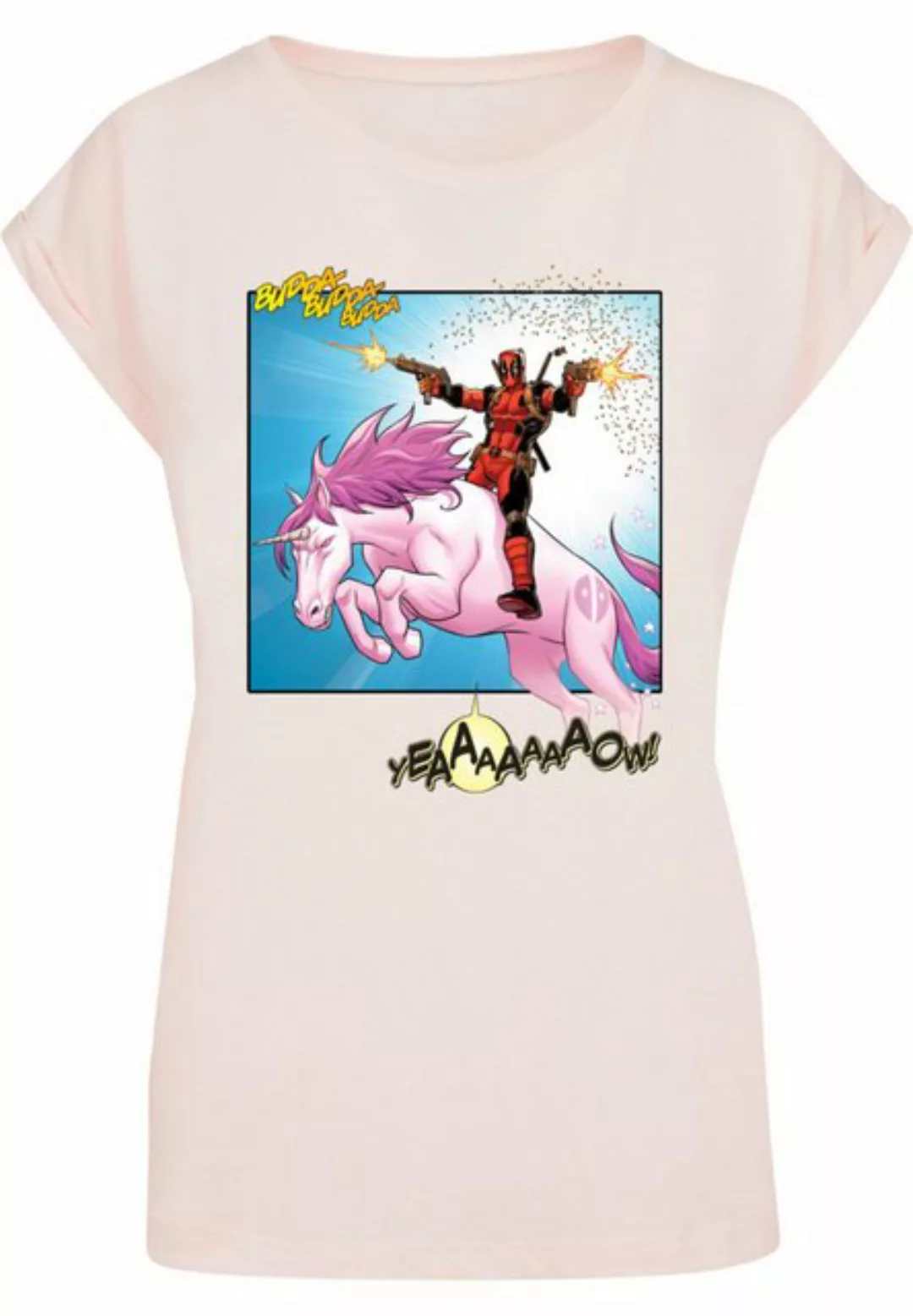 ABSOLUTE CULT T-Shirt ABSOLUTE CULT Damen Ladies Deadpool - Unicorn Battle günstig online kaufen