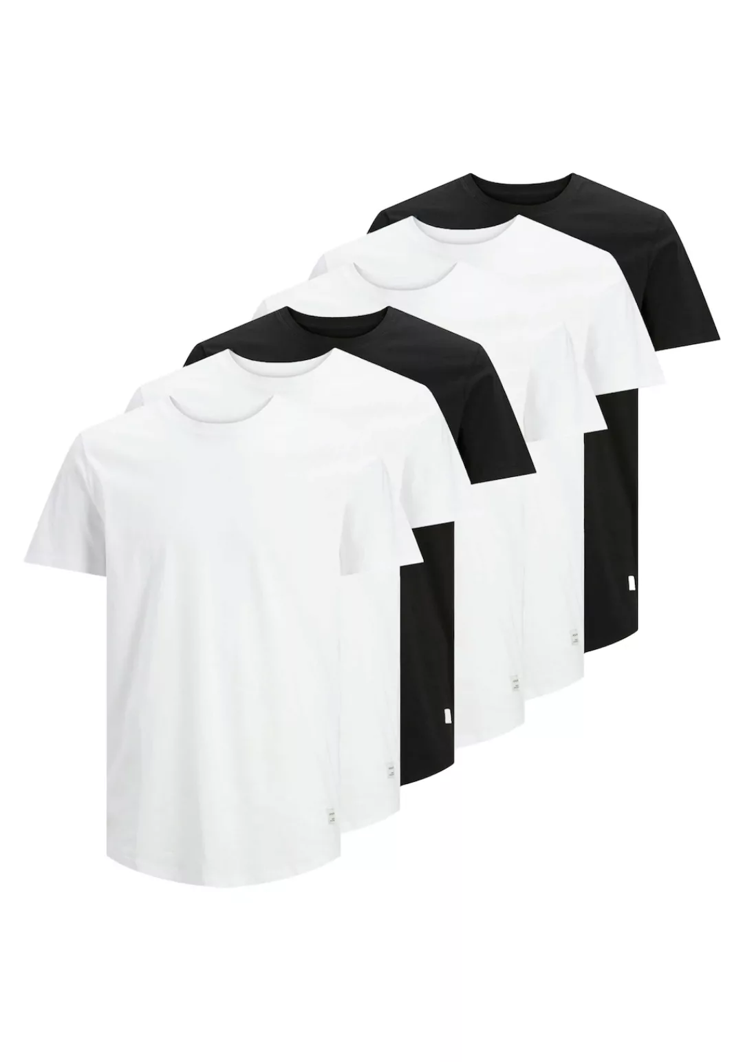 Jack & Jones T-Shirt "T-Shirt JJENOA TEE 6PK 6er Pack" günstig online kaufen