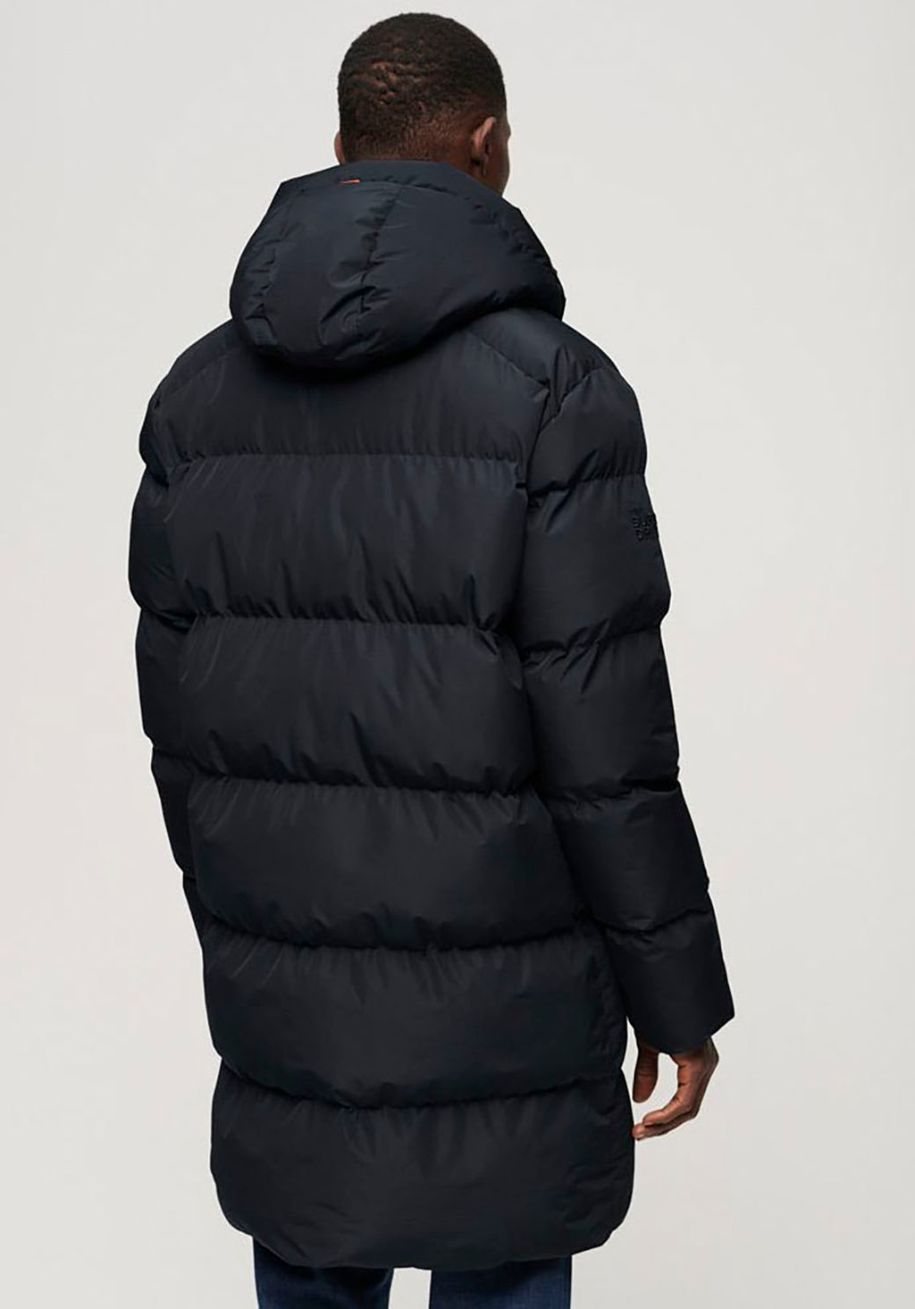 Superdry Steppjacke "HOODED SPORTS PUFFER MID JKT", mit Kapuze günstig online kaufen