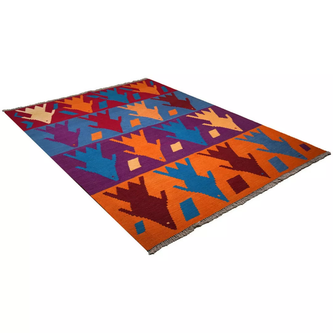 Teppich multicolor B/L: ca. 172x219 cm günstig online kaufen