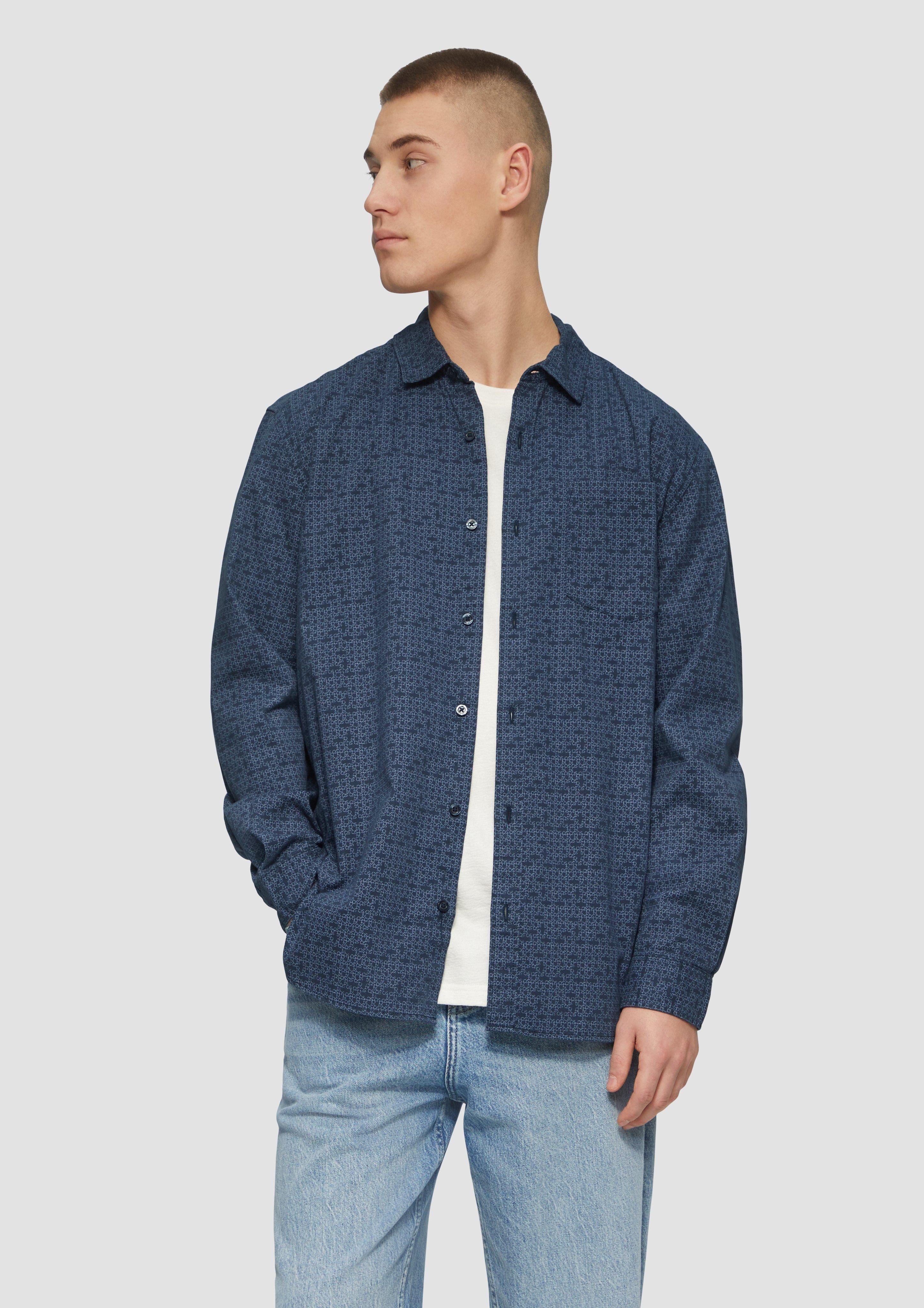QS Langarmhemd Regular Fit: Hemd mit günstig online kaufen