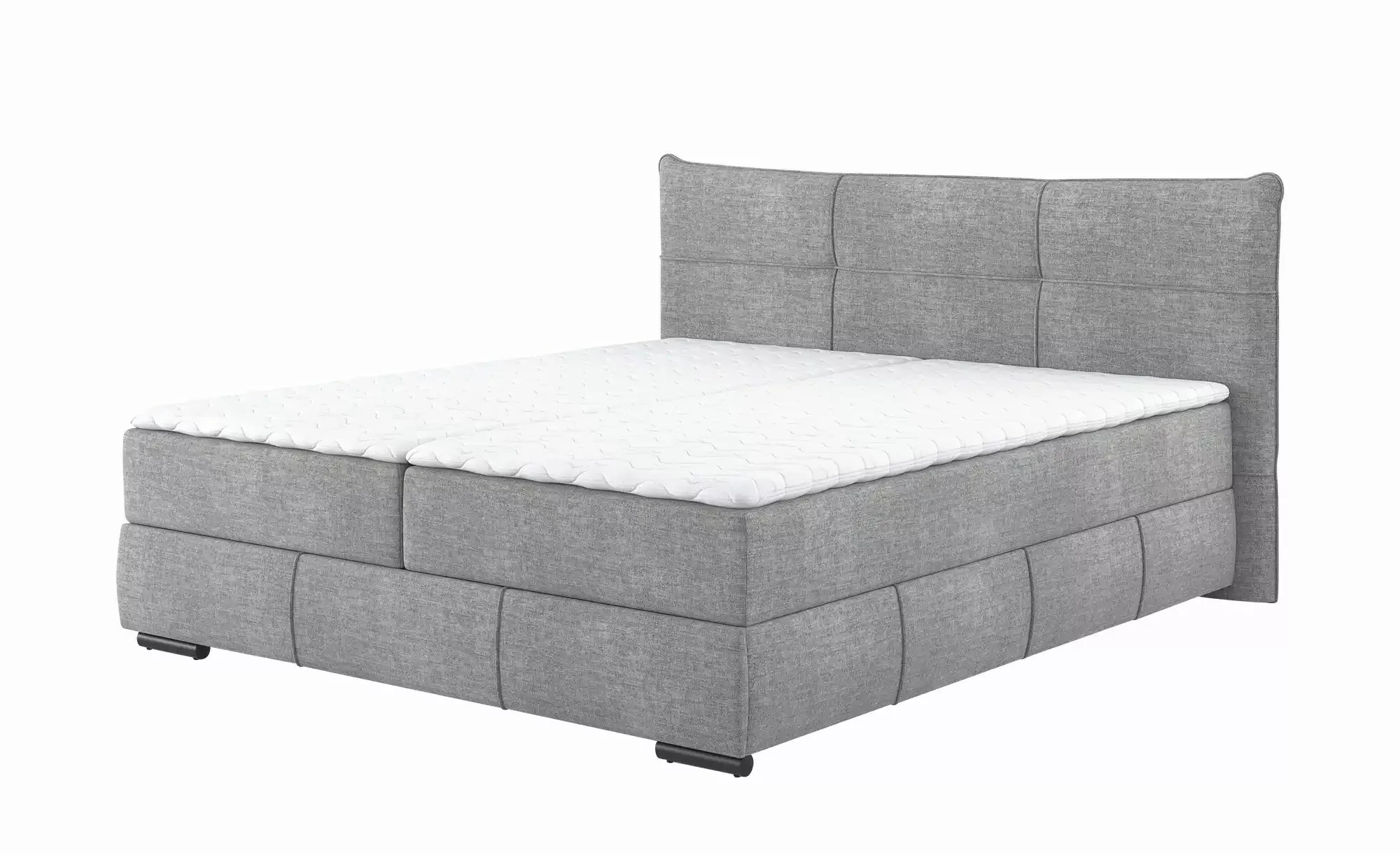 Boxbett  Margam ¦ silber ¦ Maße (cm): B: 205 H: 109 Betten > Polsterbetten günstig online kaufen