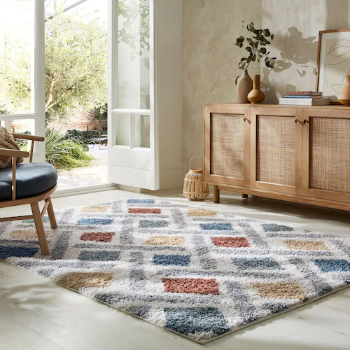 FLAIR RUGS Hochflor-Teppich »SKETCH«, rechteckig günstig online kaufen