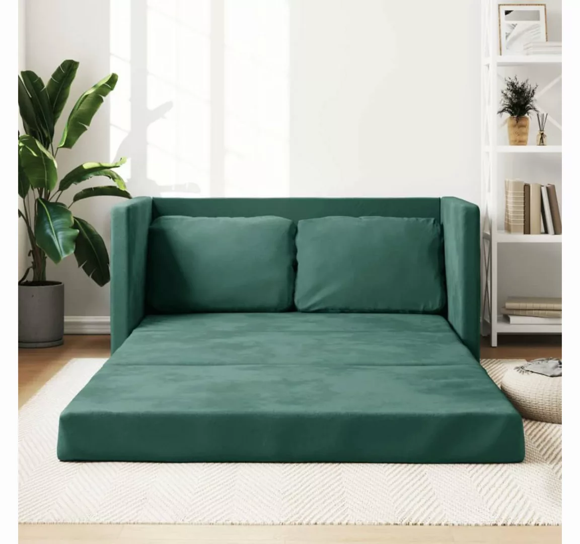 vidaXL Sofa Bodensofa Sofa mit Schlaffunktion, Samt günstig online kaufen