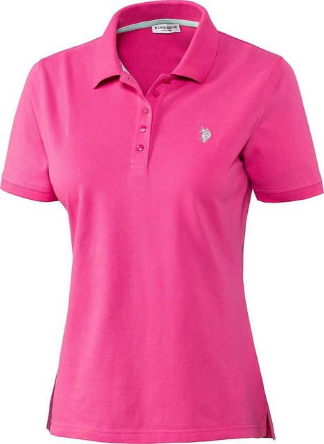 U.S. Polo Assn Poloshirt Stretch-Piqué mit taillierte Passform günstig online kaufen