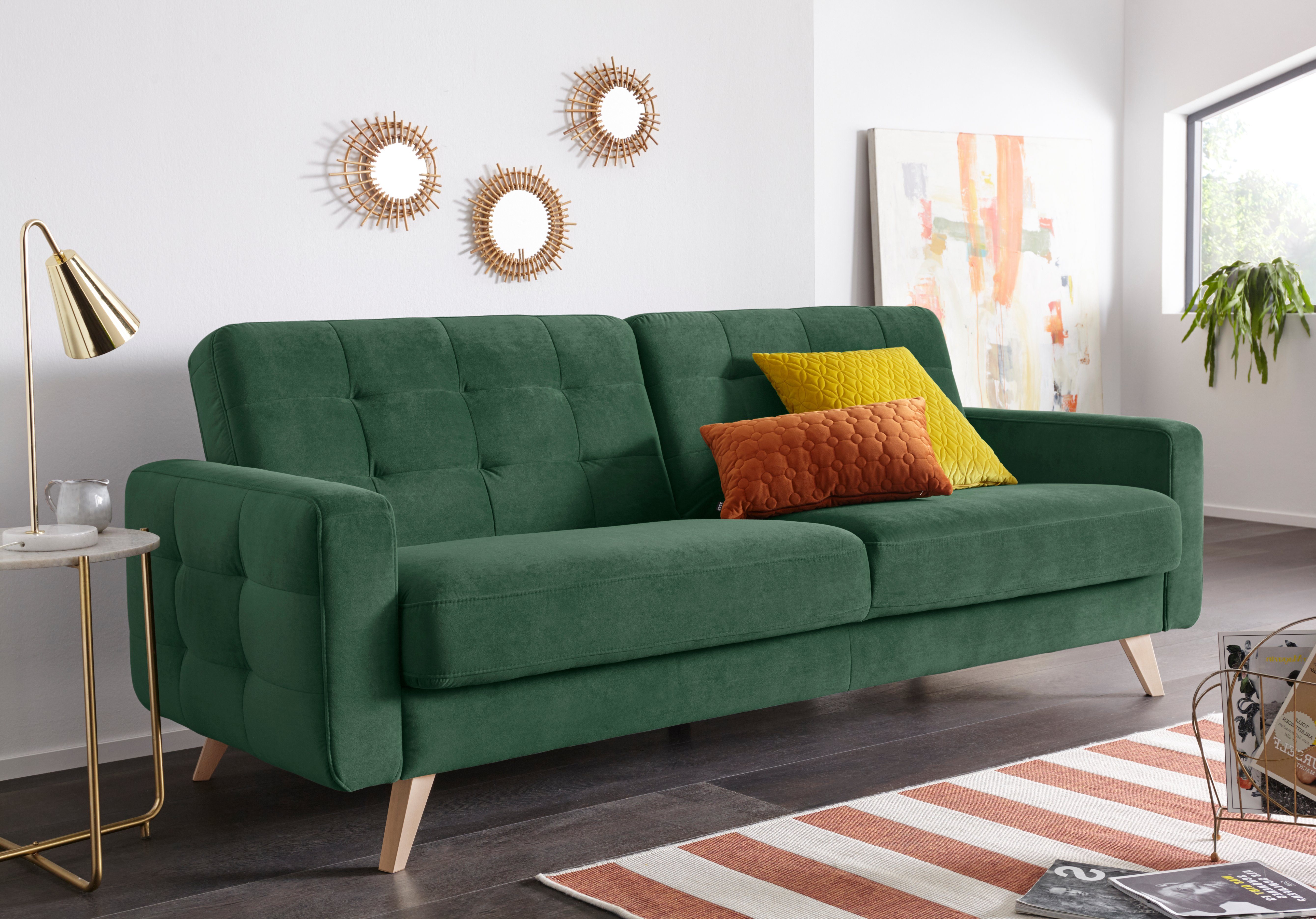 exxpo - sofa fashion 3-Sitzer "Nappa, kompakt und komfortabel, bequem, zeit günstig online kaufen