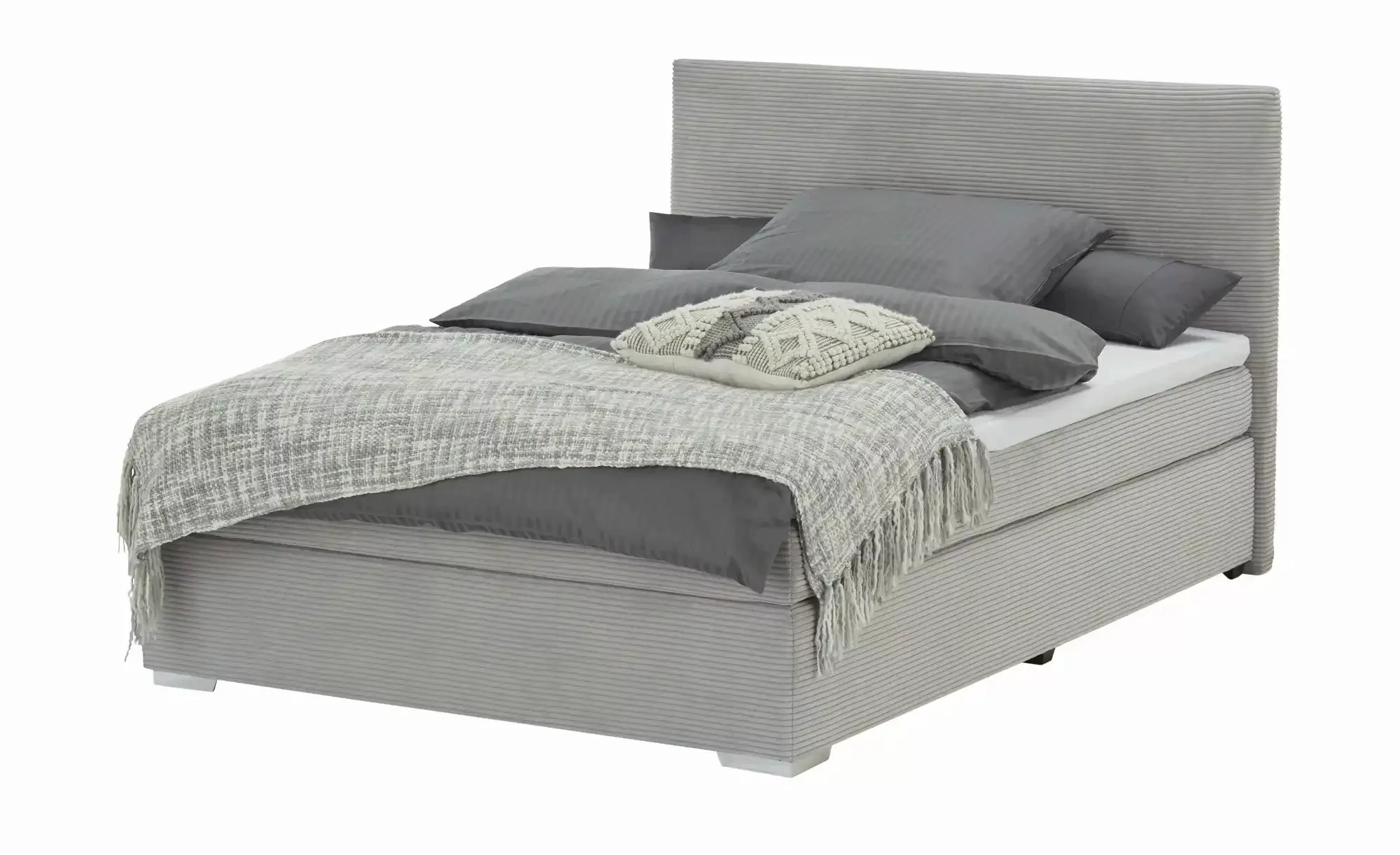 Boxbett  Moseley ¦ grau ¦ Maße (cm): B: 147 H: 104 Betten > Polsterbetten - günstig online kaufen
