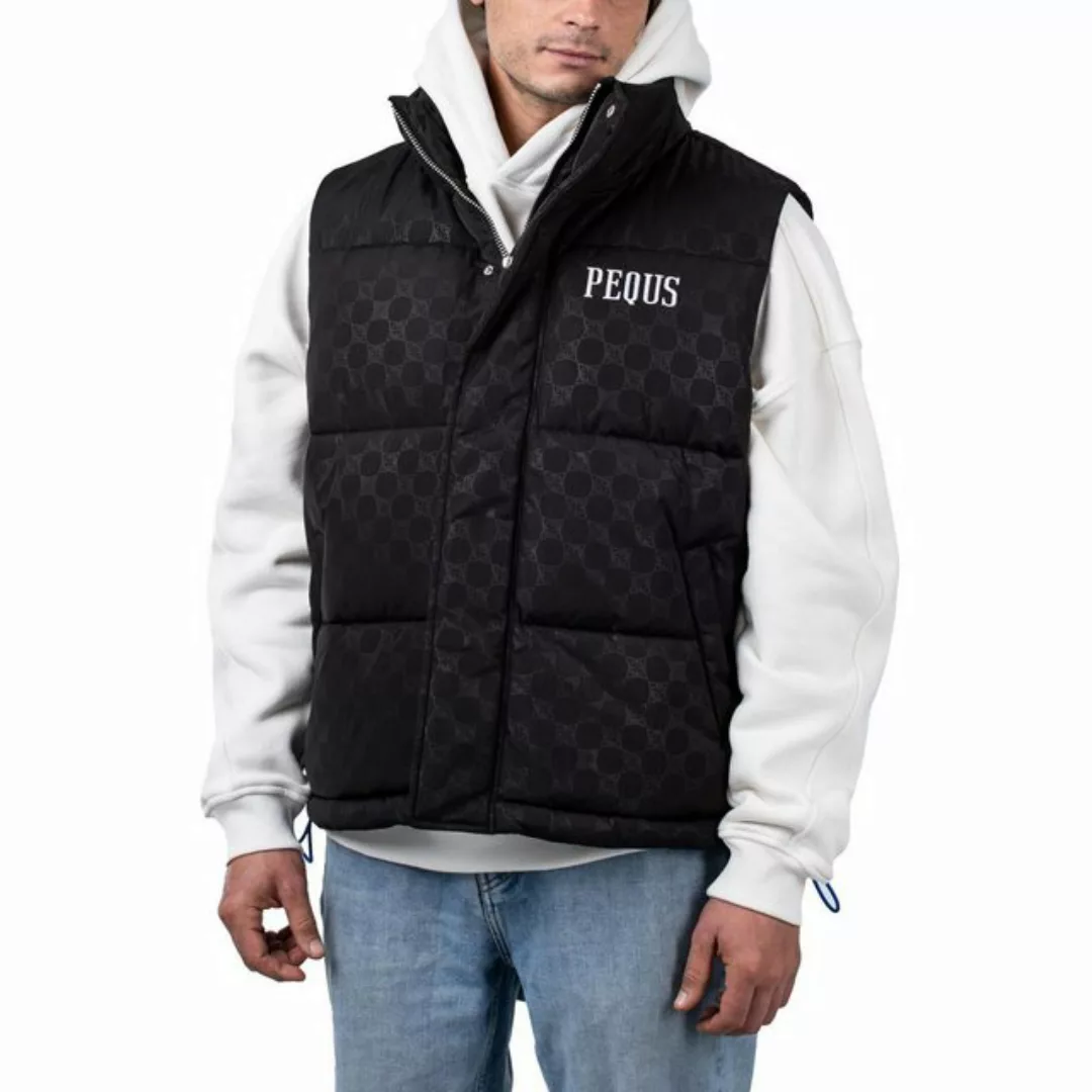 PEQUS Steppweste Pequs Chest Logo Monogram Puffer Vest günstig online kaufen