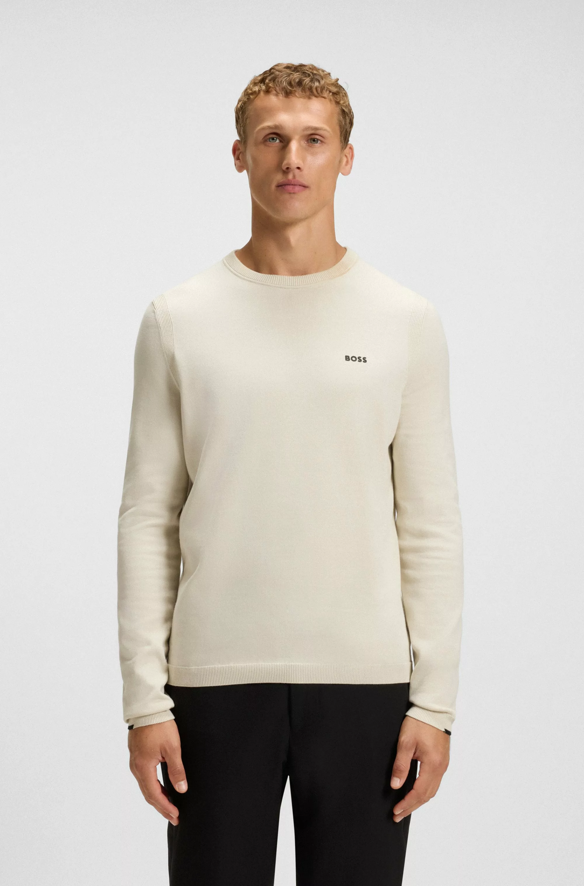 BOSS GREEN Rundhalspullover "K Ever-X CN" günstig online kaufen