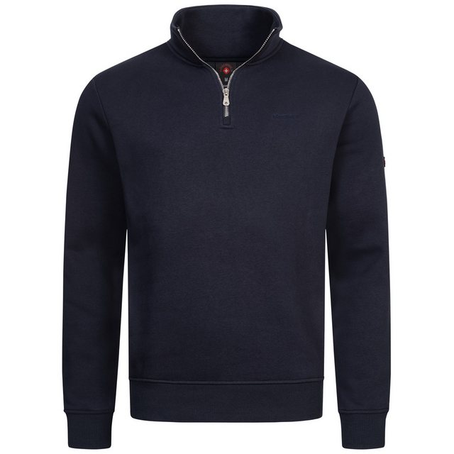 Höhenhorn Troyer Troiberg Herren Pullover 1/4 Zip Sweatshirt mit Kragen günstig online kaufen