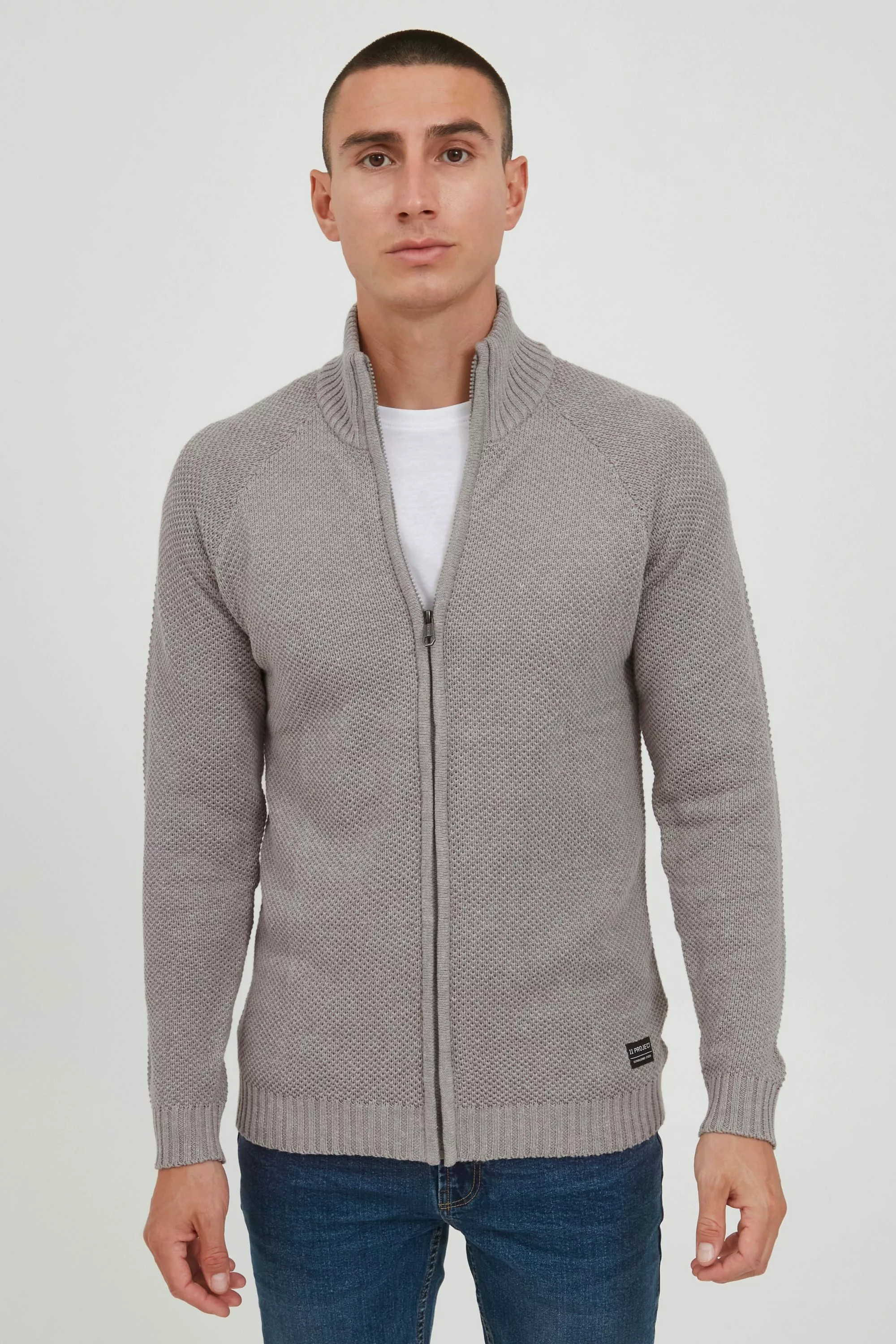 11 Project Strickjacke PRSteffan ZipperJacke mit günstig online kaufen
