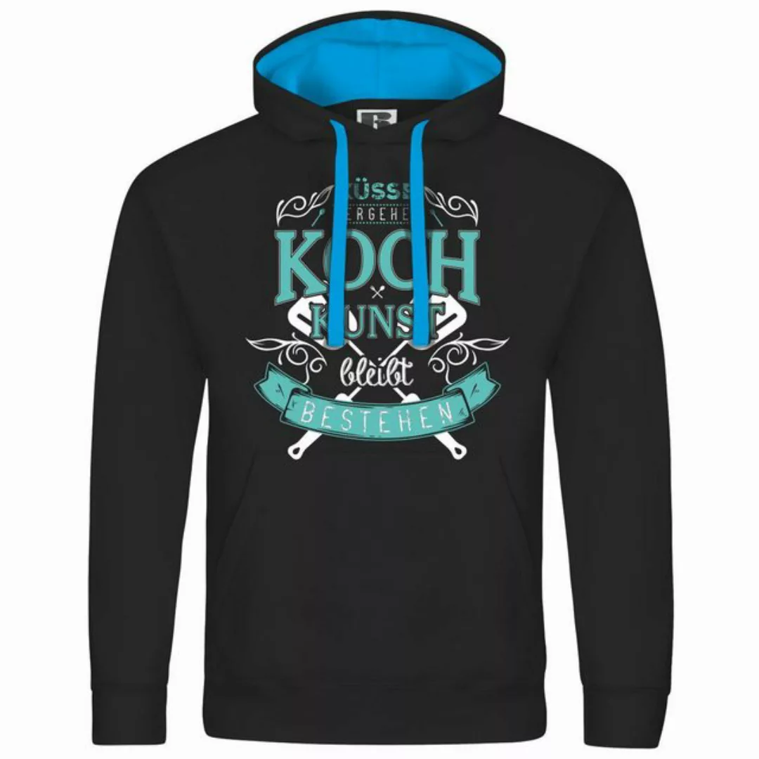 deinshirt Kapuzenpullover Herren Kapuzenpullover Küsse vergehen Kochkunst b günstig online kaufen