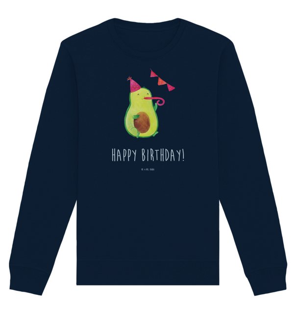 Mr. & Mrs. Panda Longpullover Größe L Avocado Geburtstag - French Navy - Ge günstig online kaufen