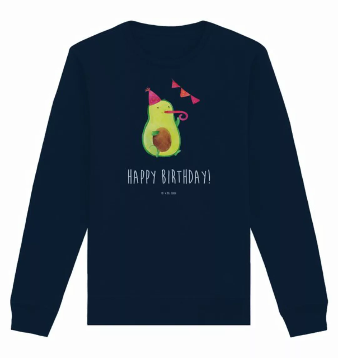 Mr. & Mrs. Panda Longpullover Größe S Avocado Geburtstag - French Navy - Ge günstig online kaufen