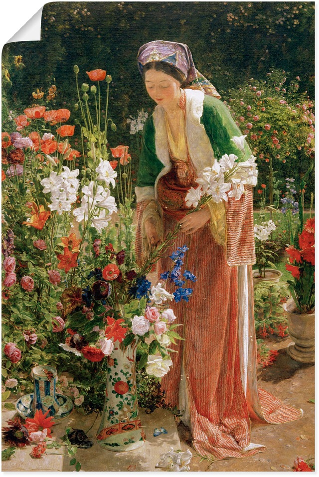 Artland Kunstdruck "Im Garten des Beis", Bilder von Frauen, (1 St.), als Al günstig online kaufen